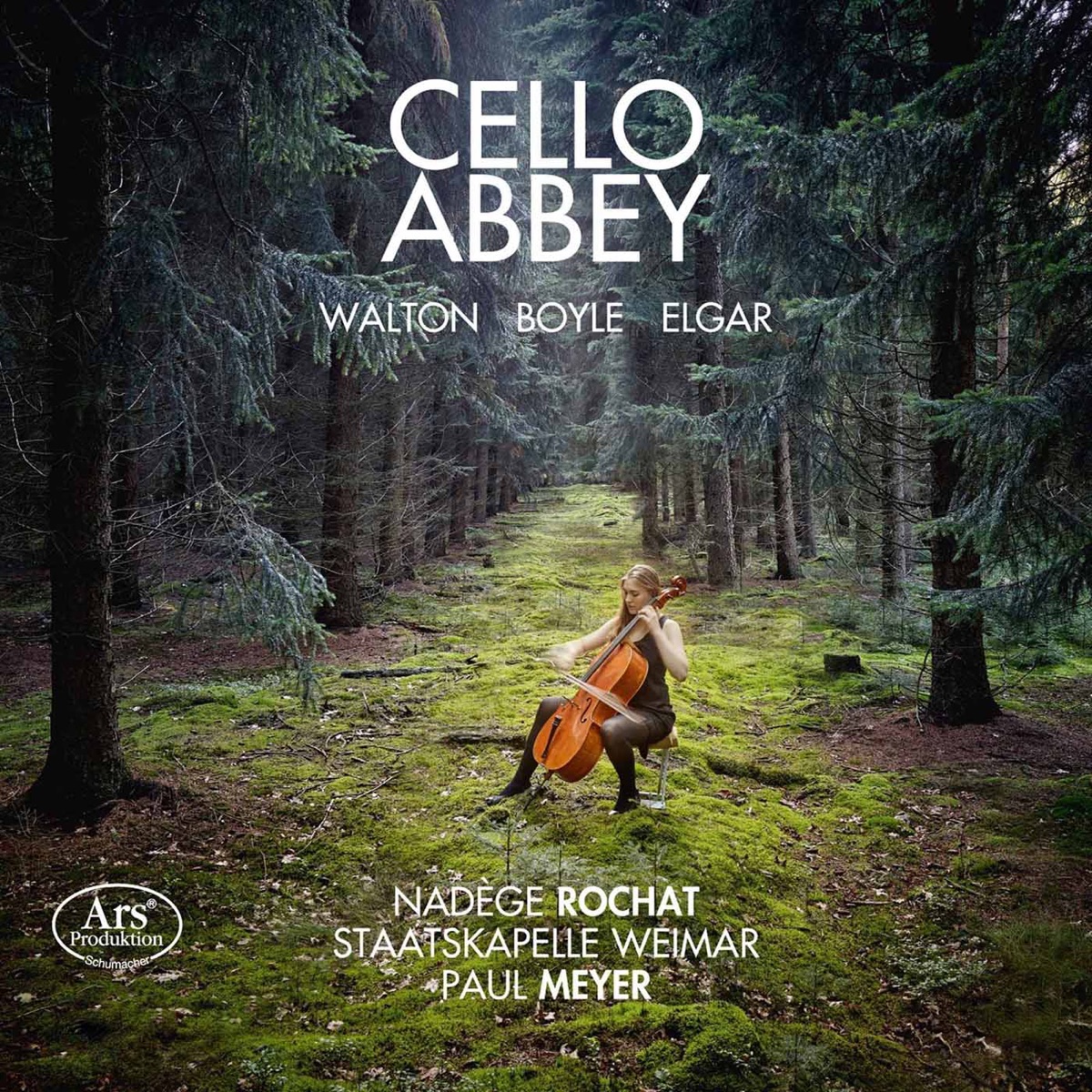 Cello Abbey by Nadege Rochat, Staatskapelle Weimar & Paul Meyer album cover