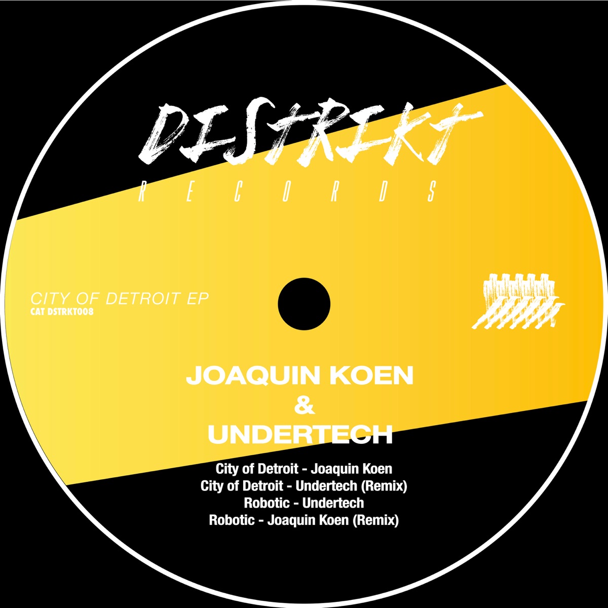 City of Detroit - EP by Joaquin Koen & Undertech album cover