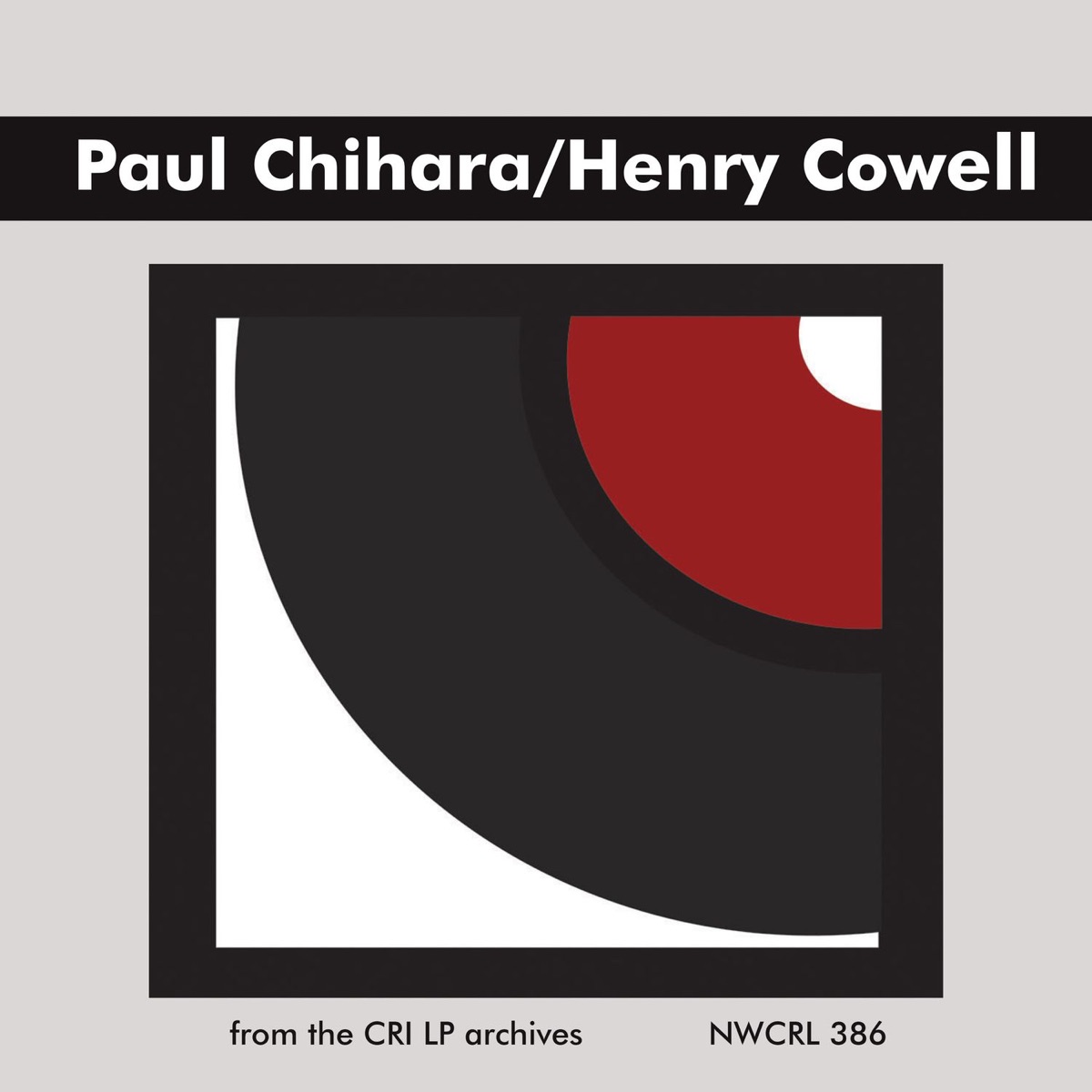 Paul Chihara / Henry Cowell by Terry King, John Jensen & The Mirecourt Trio album cover
