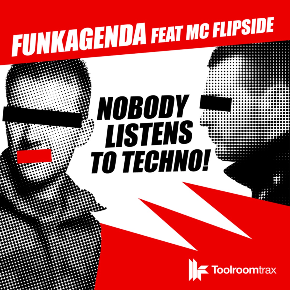 H3lix / Nobody Listens to Techno! (feat. MC Flipside) - Single by Funkagenda album cover