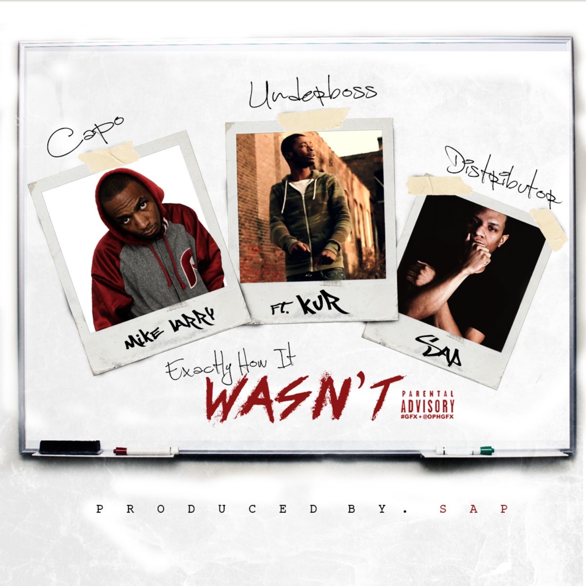 Exactly How It Wasn't - Single by Mike Larry & Kur album cover artwork