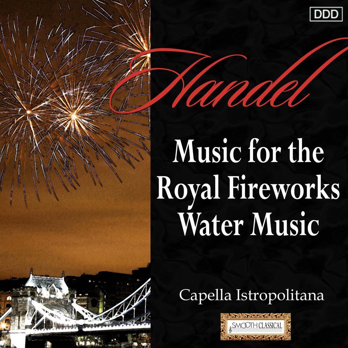 Handel: Music for the Royal Fireworks - Water Music by Capella Istropolitan & Bohdan Warchal album cover