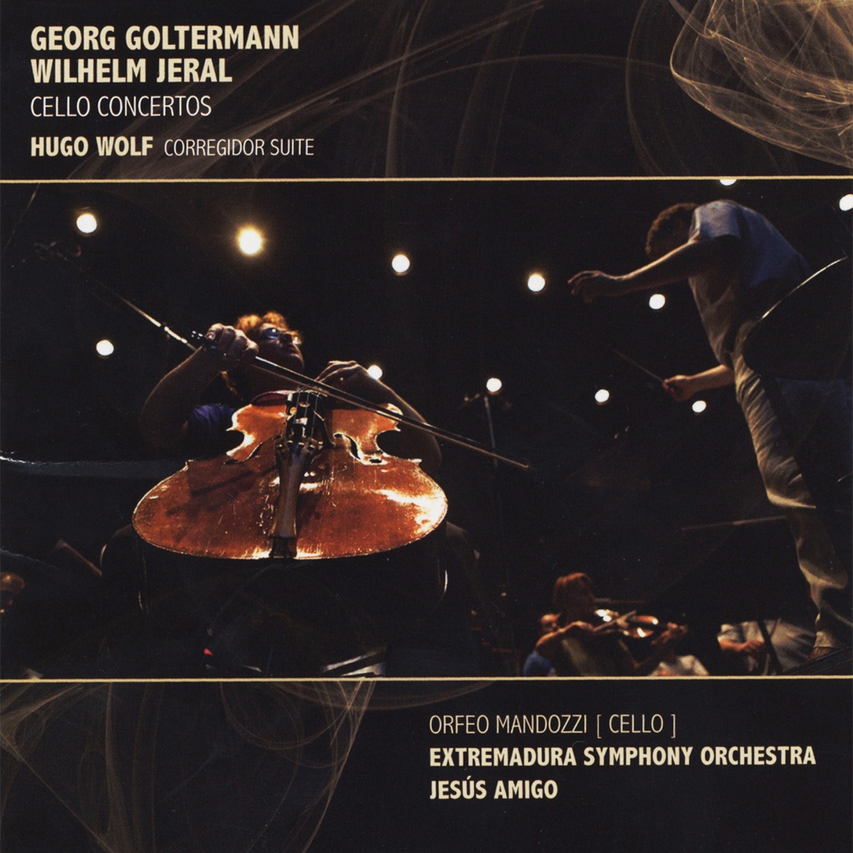 Cello Concertos by Extremadura Symphony Orchestra, Jesús Amigo & Orfeo Mandozzi album cover