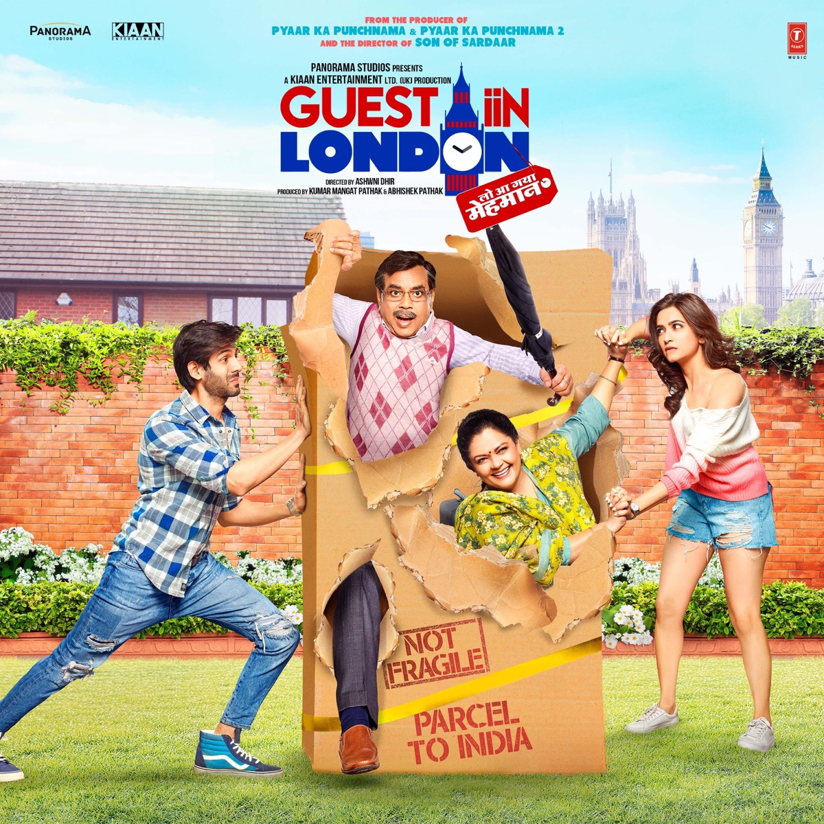 Guest iin London (Original Motion Picture Soundtrack) by Raghav Sachar & Amit Mishra album cover