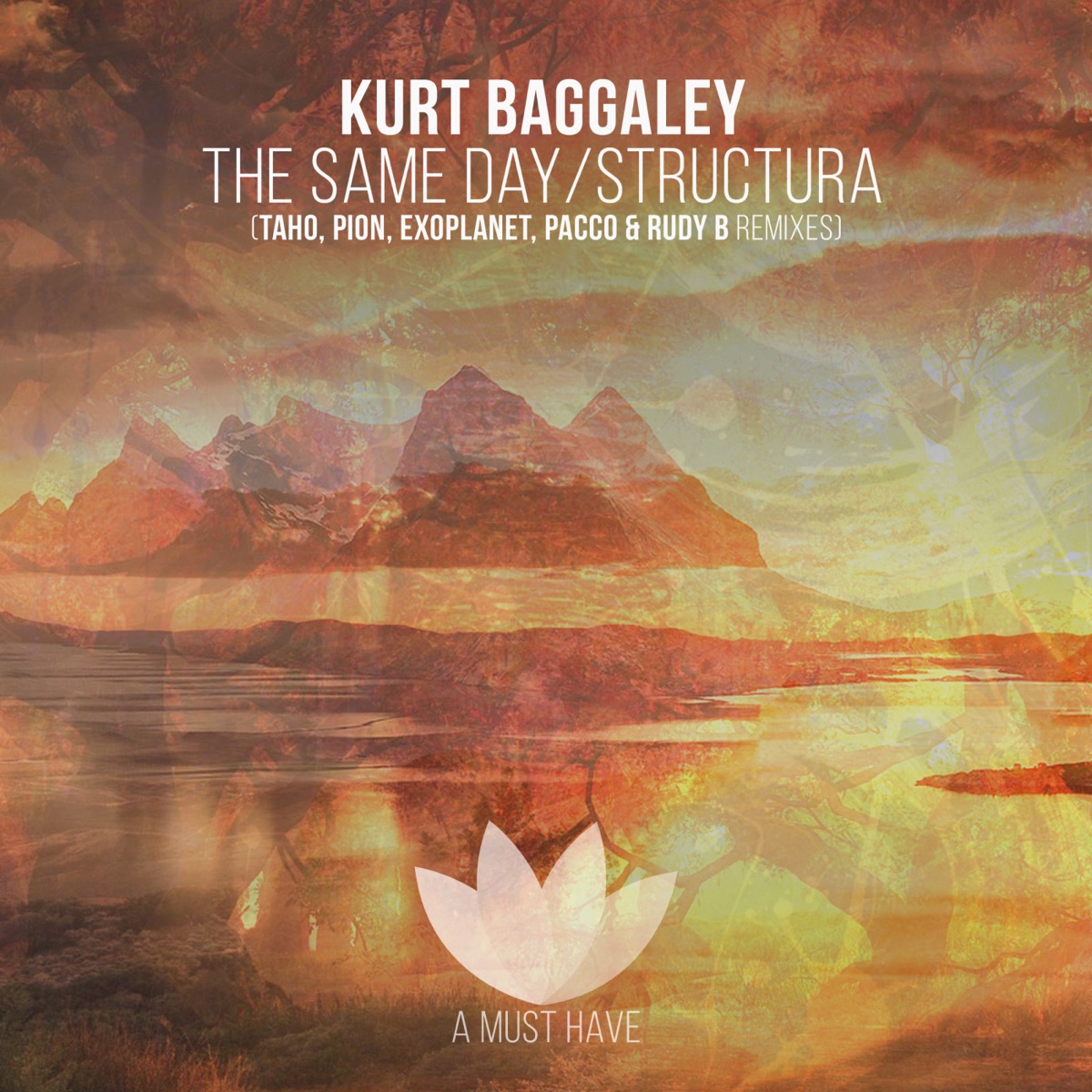 Structura/The Same Day Remixes by Kurt Baggaley, Pacco & Rudy B & Taho album cover