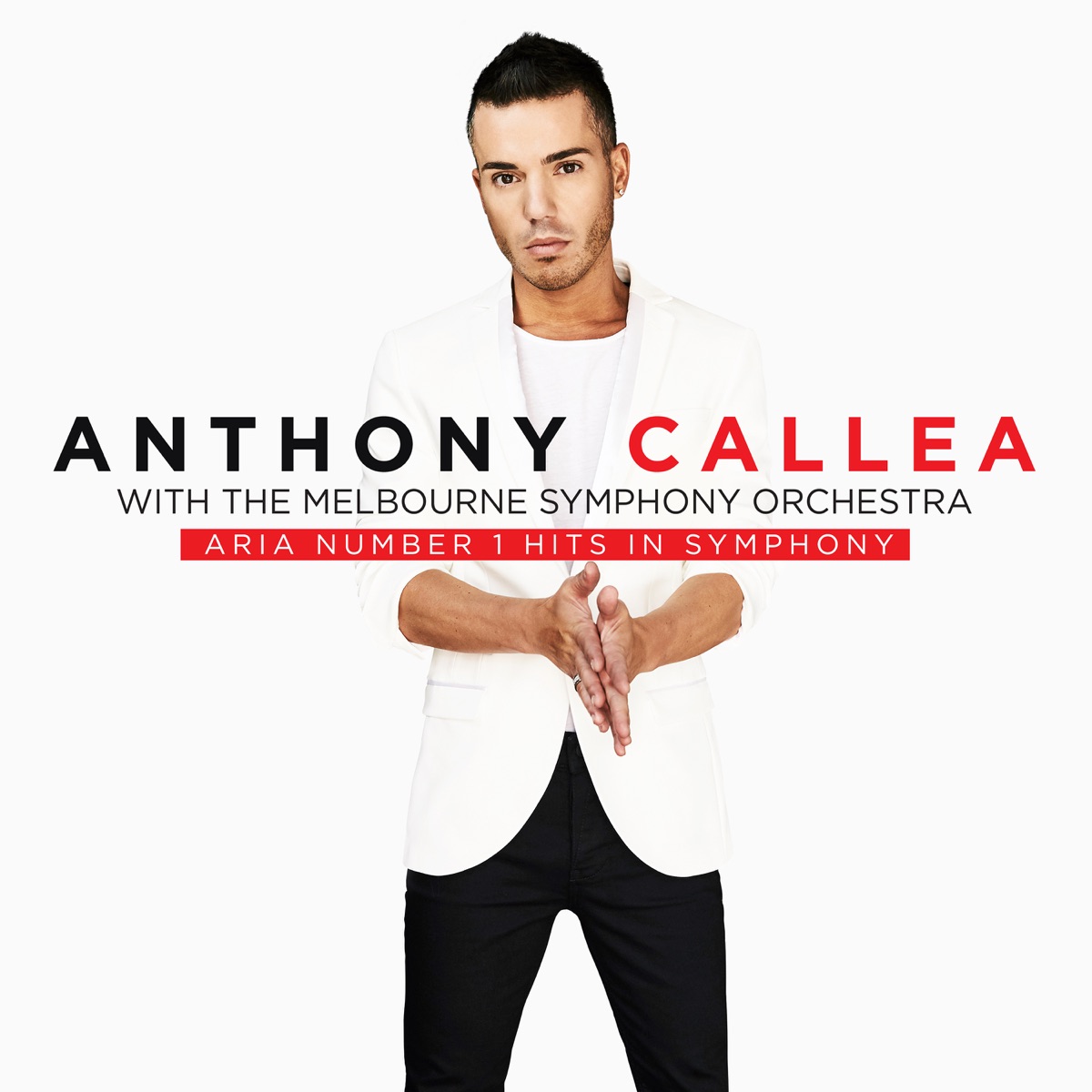ARIA Number 1 Hits In Symphony (with The Melbourne Symphony Orchestra) by Anthony Callea album cover