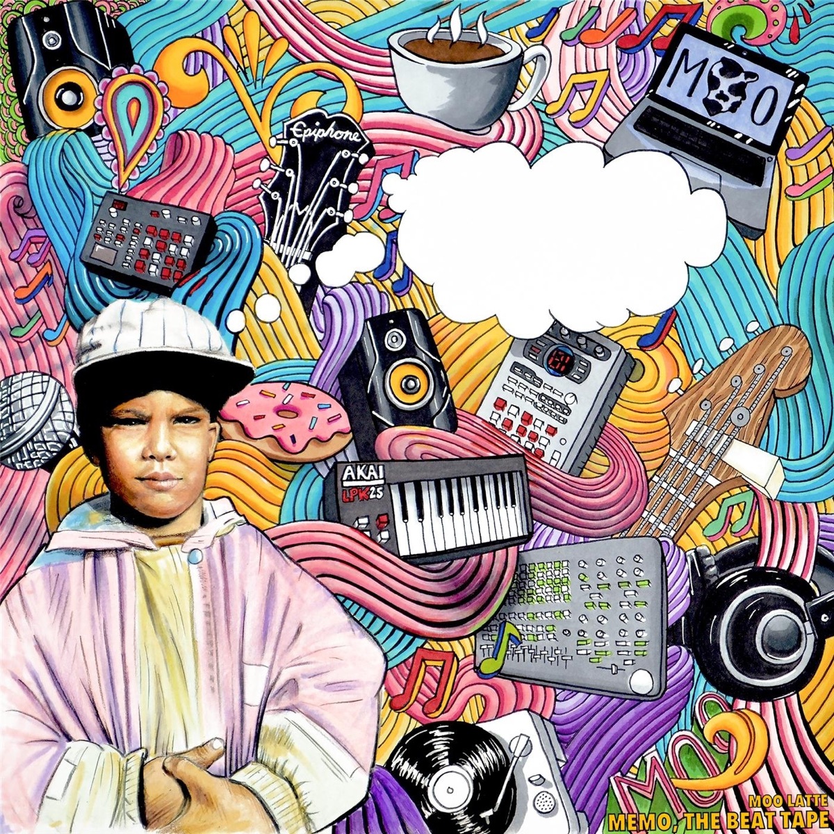 Memo, The Beat Tape by Moo Latte album cover