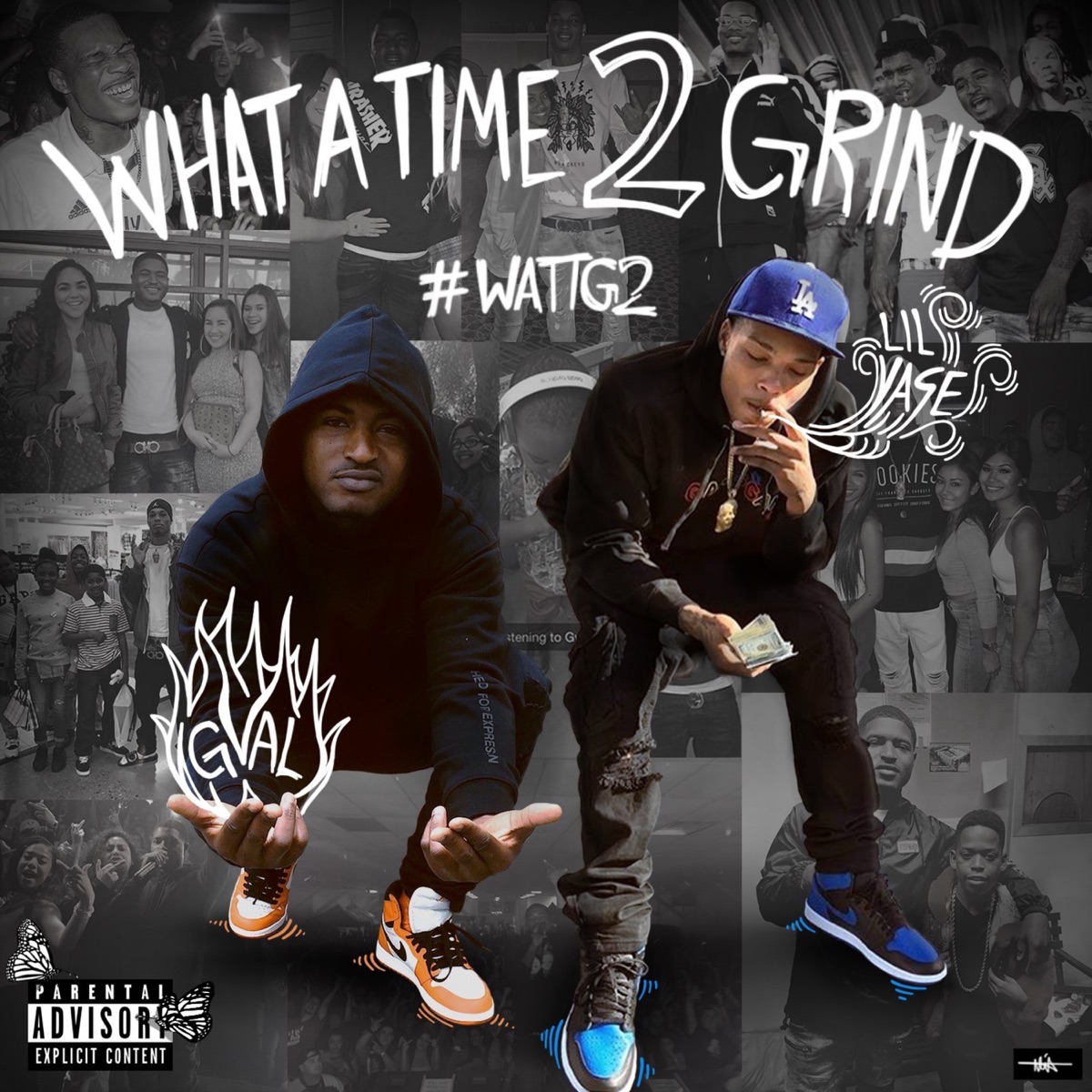 What a Time to Grind 2 by G-Val & Lil Yase album cover