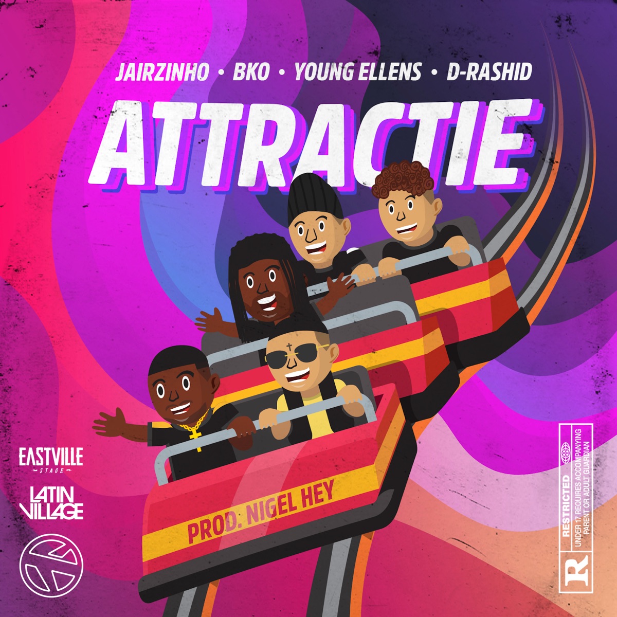 Attractie - Single by Jairzinho, BKO, Young Ellens & D-Rashid album cover