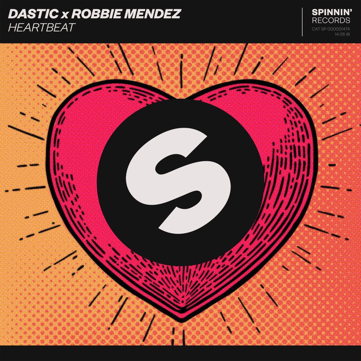 Heartbeat - Single by Dastic & Robbie Mendez album cover