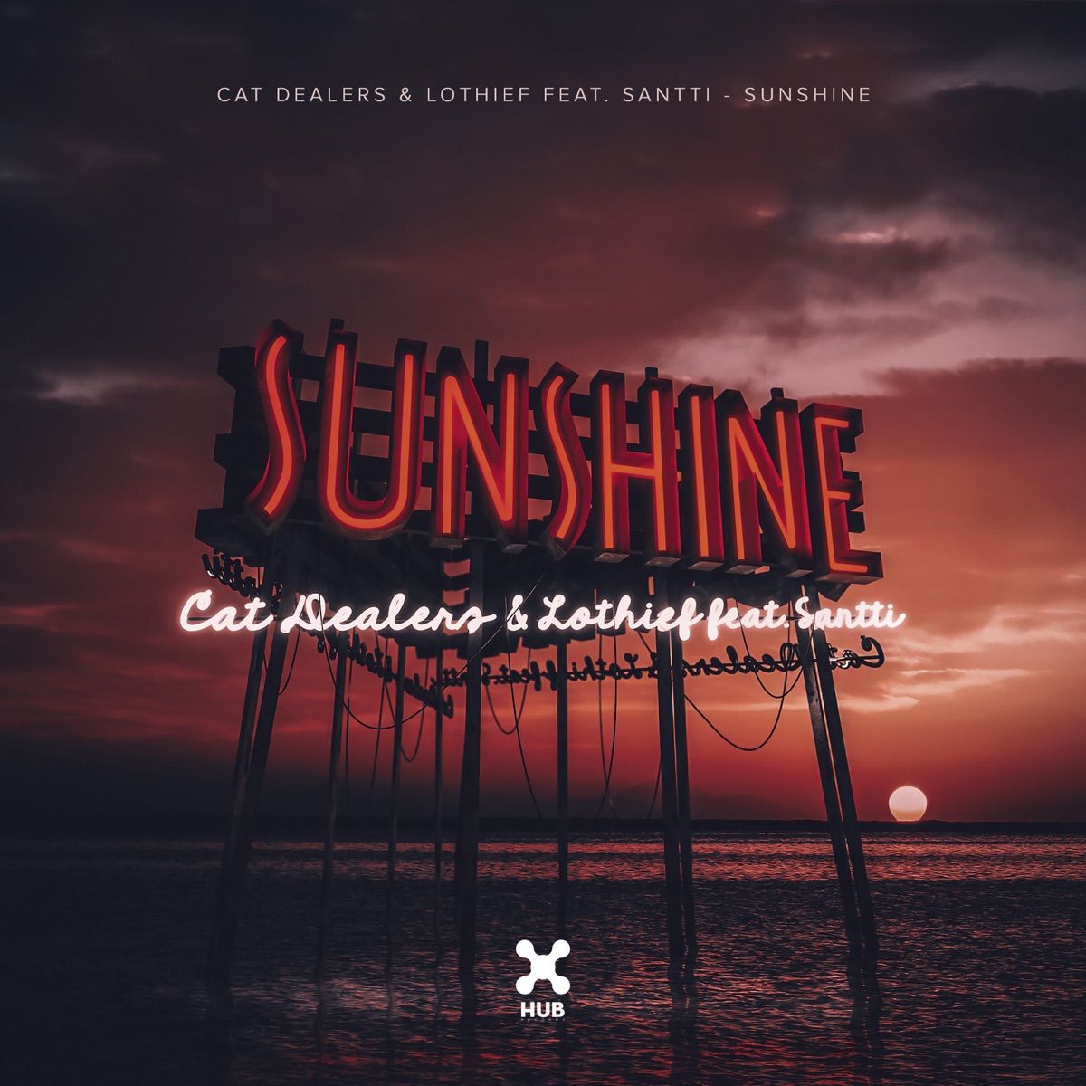 Sunshine - Single by Cat Dealers, LOthief & Santti album cover
