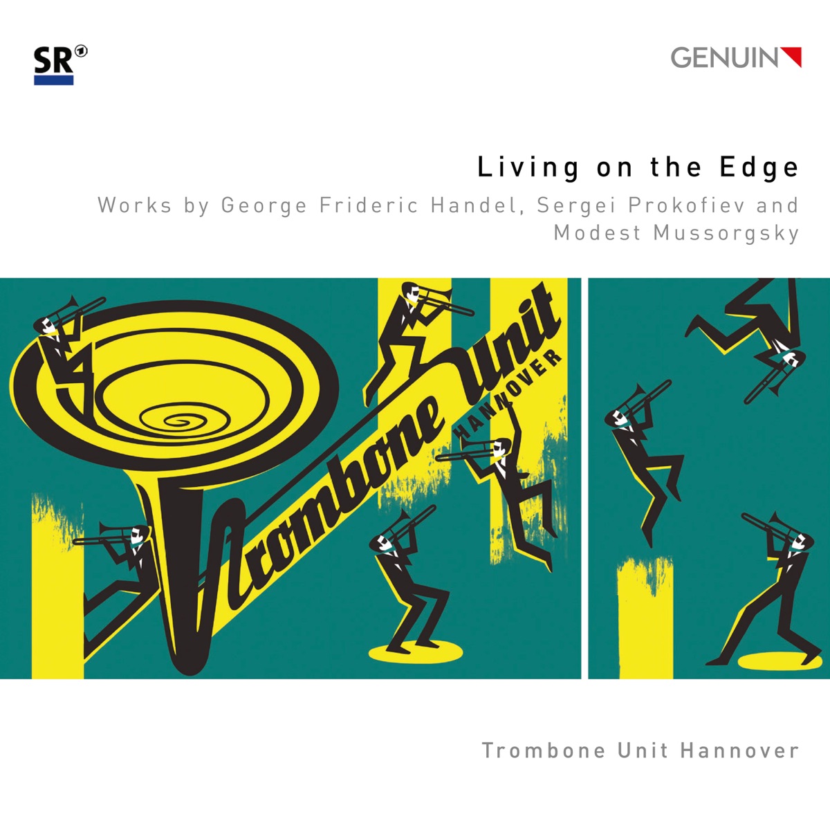 Living on the Edge by Trombone Unit Hannover album cover
