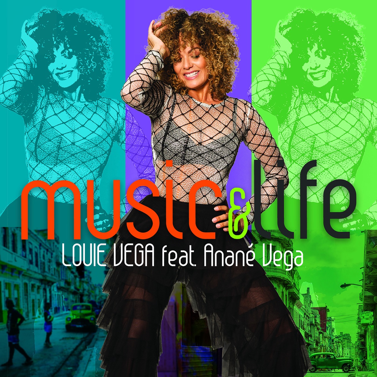 Music and Life (feat. Anane Vega) by Louie Vega album cover