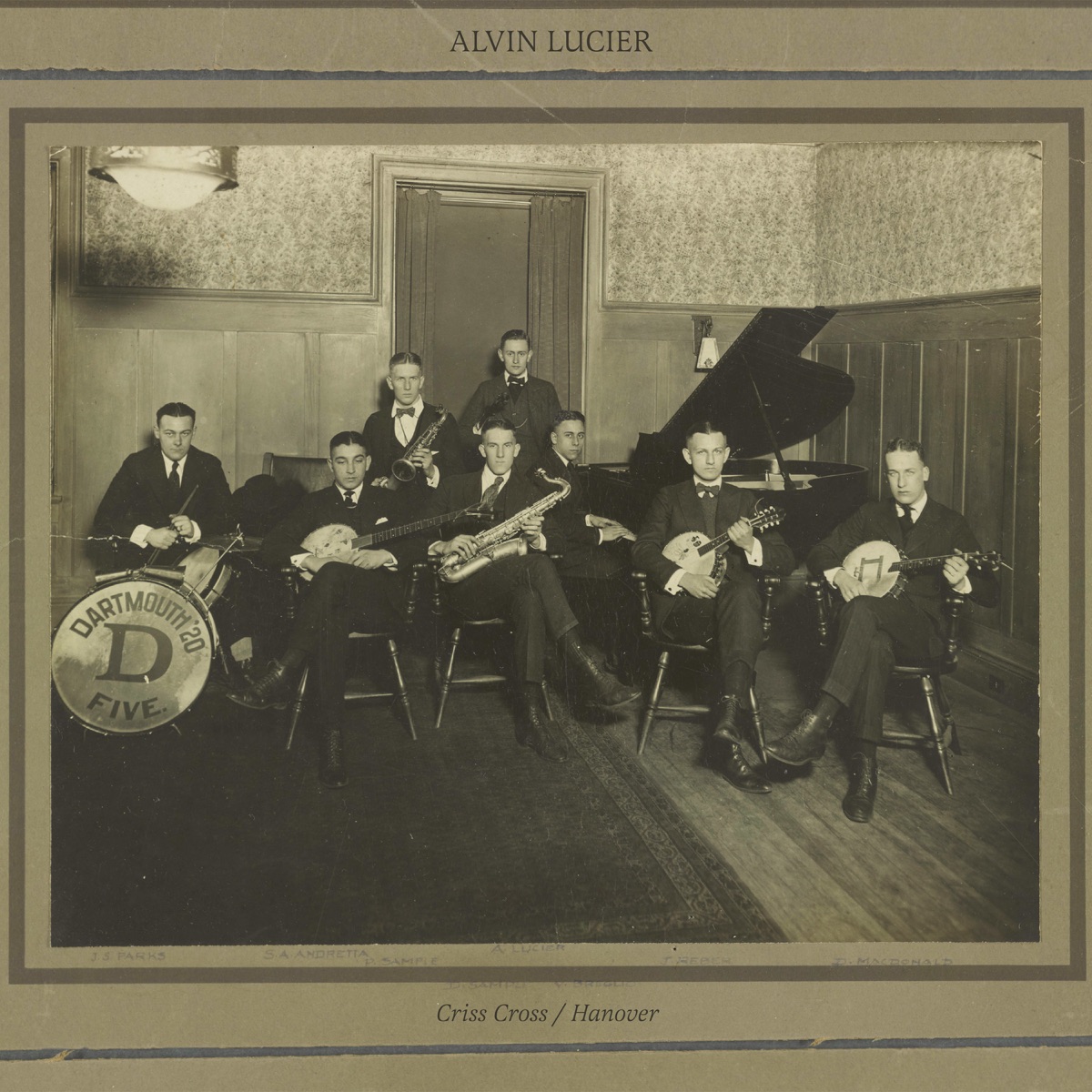 Criss-Cross / Hanover by Alvin Lucier album cover