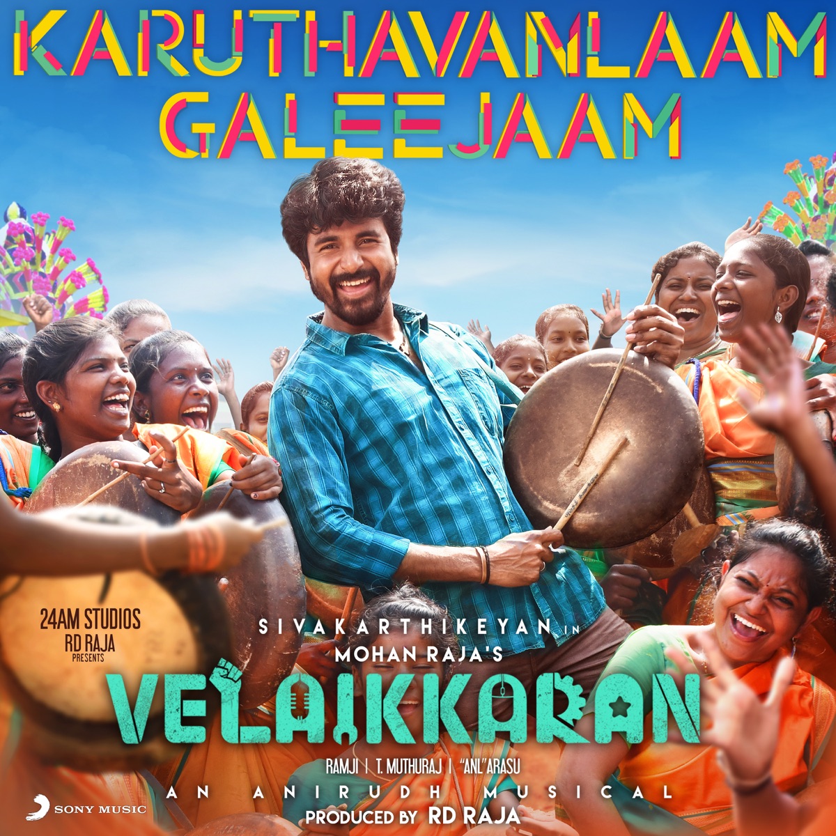 Karuthavanlaam Galeejaam (From "Velaikkaran") - Single by Anirudh Ravichander album cover