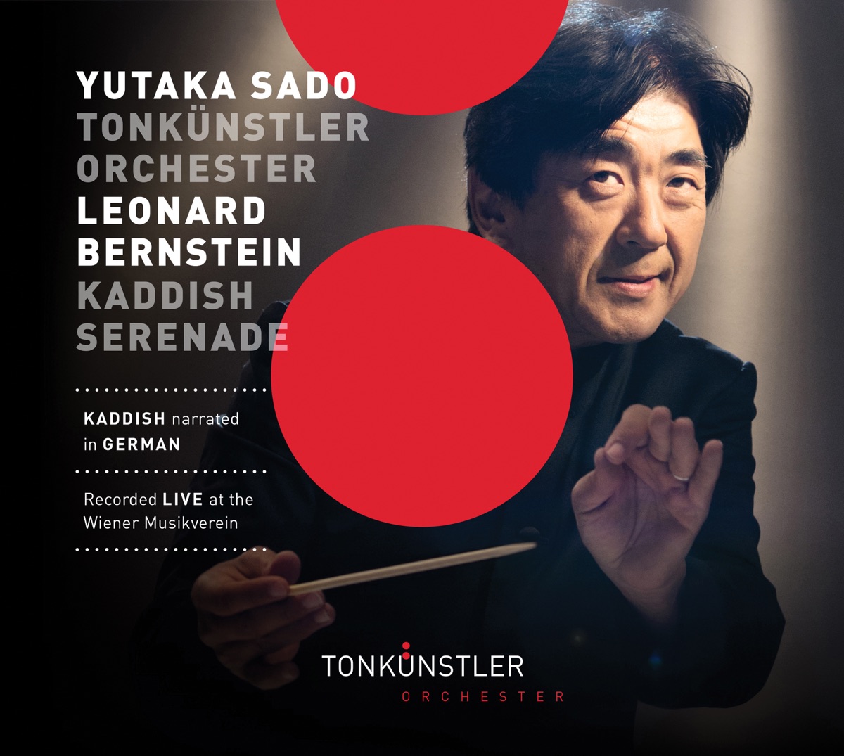 Bernstein: Symphony No. 3 "Kaddish" & Serenade by Yutaka Sado, Sayaka Shoji & Tonkünstler-Orchester album cover
