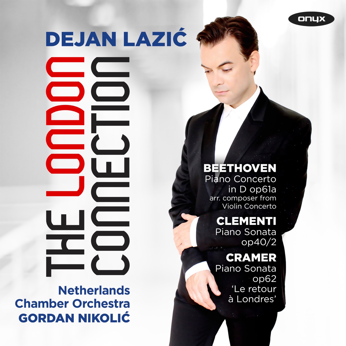 The London Connection: Beethoven, Clementi & Cramer (Feat. Netherlands Chamber Orchestra) by Dejan Lazić & Netherlands Chamber Orchestra album cover