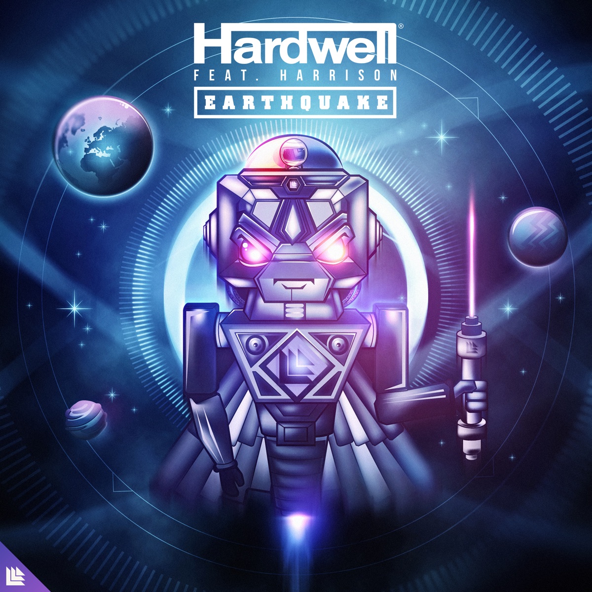 Earthquake (feat. Harrison) - Single by Hardwell album cover