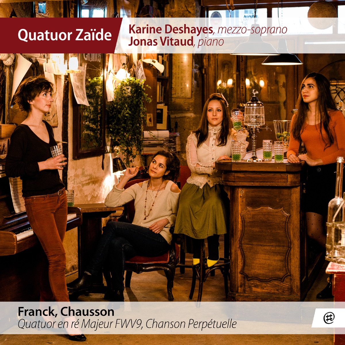 Franck - Chausson by Quatuor Zaïde, Karine Deshayes & Jonas Vitaud album cover
