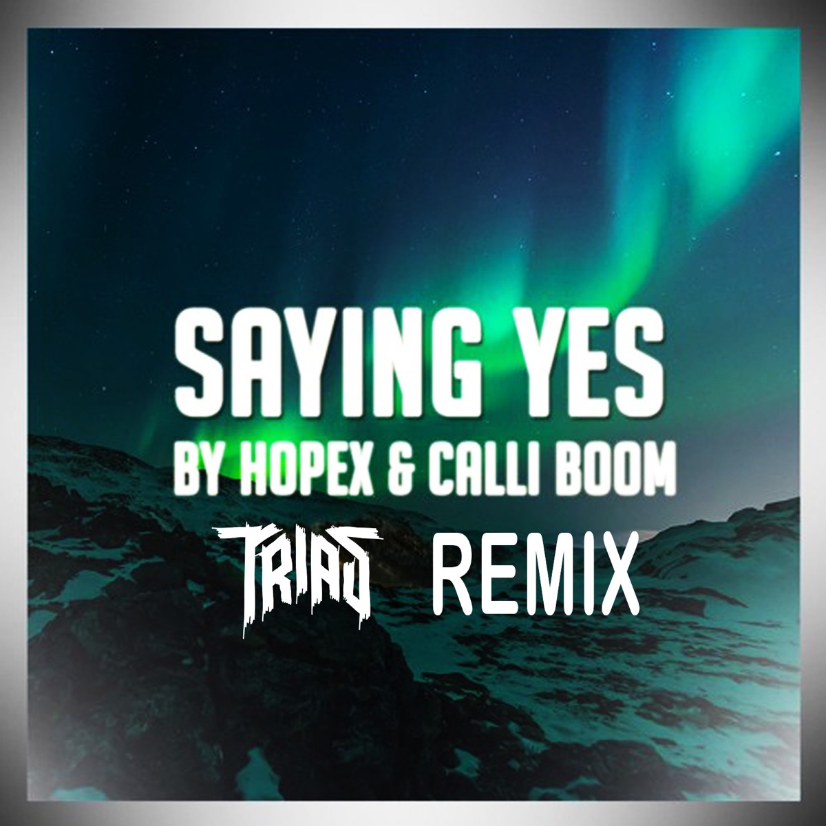 Saying Yes (Remix) - Single by Trias, Hopex & Calli Boom album cover