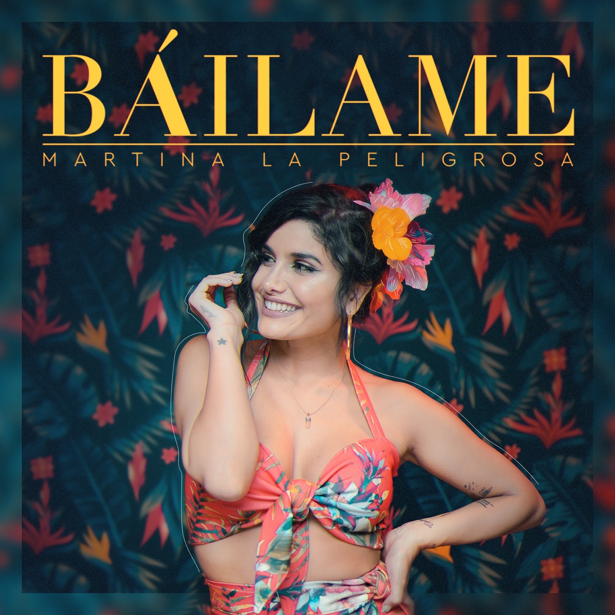 Báilame - Single by Martina La Peligrosa album cover
