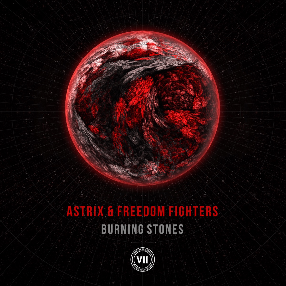 Burning Stones - Single by Astrix & Freedom Fighters album cover