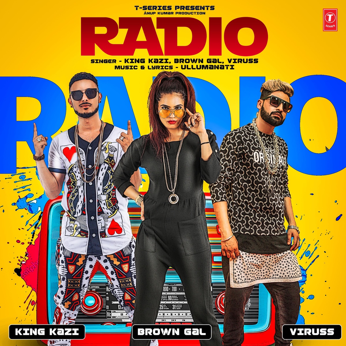 Radio - Single by King Kazi, Brown Gal, Viruss & Ullumanati album cover
