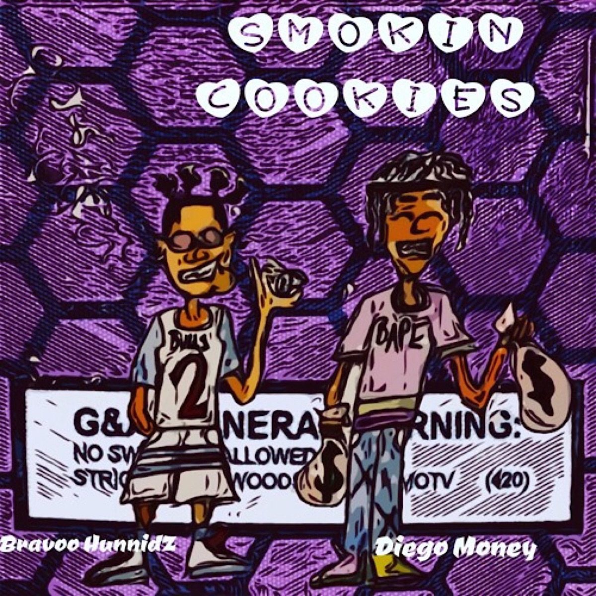 Smoking Cookies (feat. Diego Money) - Single by Bravoo Hunnidz album cover