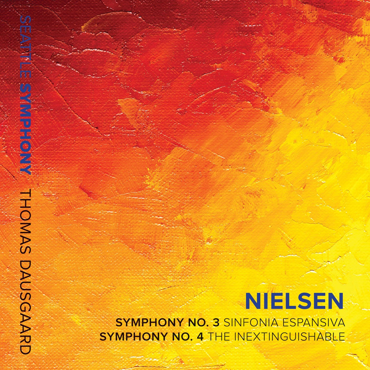 Nielsen: Symphonies Nos. 3 & 4 by Seattle Symphony & Thomas Dausgaard album cover