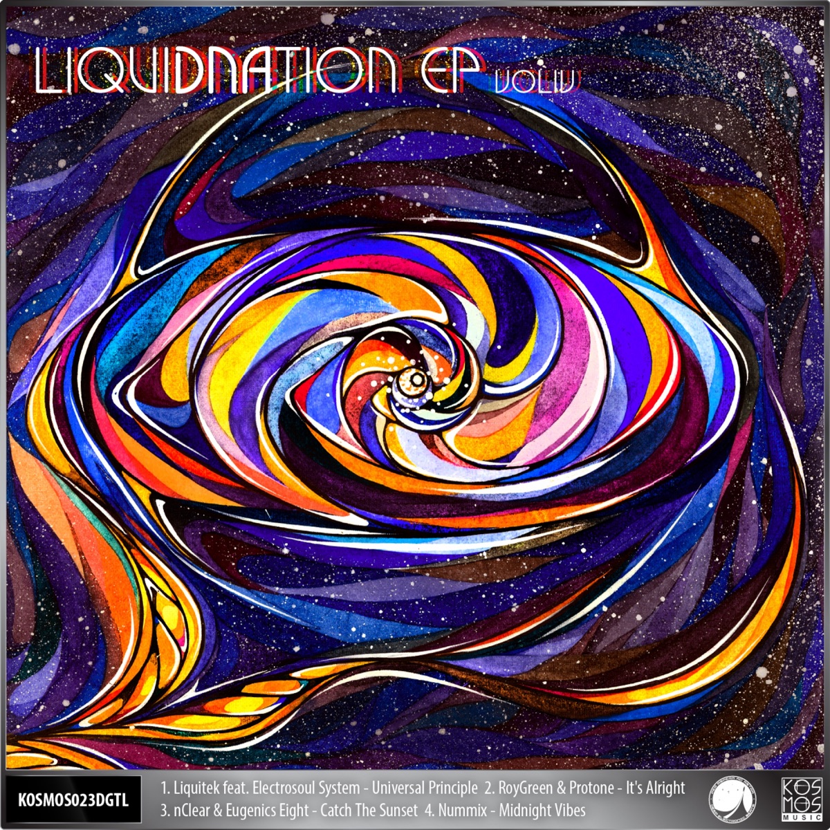 V / A Liquidnation Ep Vol.4 by Liquitek, Electrosoul System, NClear, Eugenics Eight, Nummix & Roygreen & Protone album cover