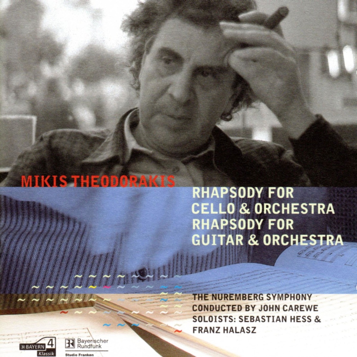 Theodorakis: Rhapsodies for Cello and Guitar by The Nuremberg Symphony, Franz Halász & Sebastian Hess album cover