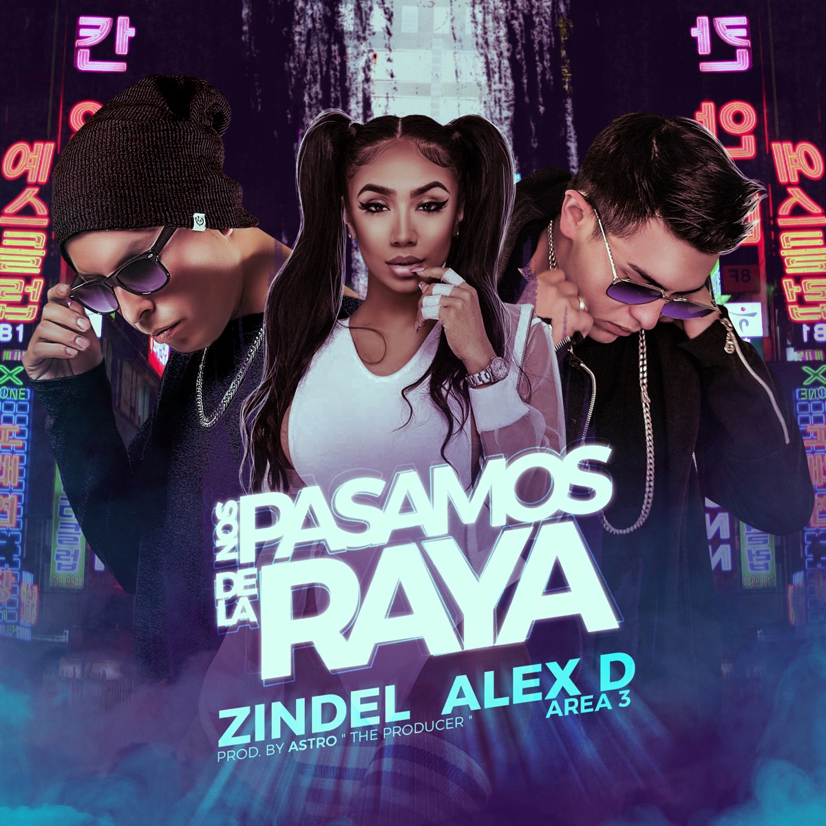 Nos Pasamos de la Raya (feat. Alex D) - Single by Zindel album cover