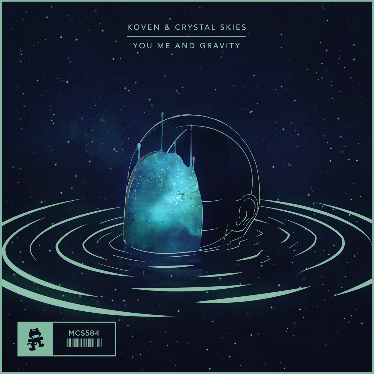 You Me and Gravity - Single by Koven & Crystal Skies album cover