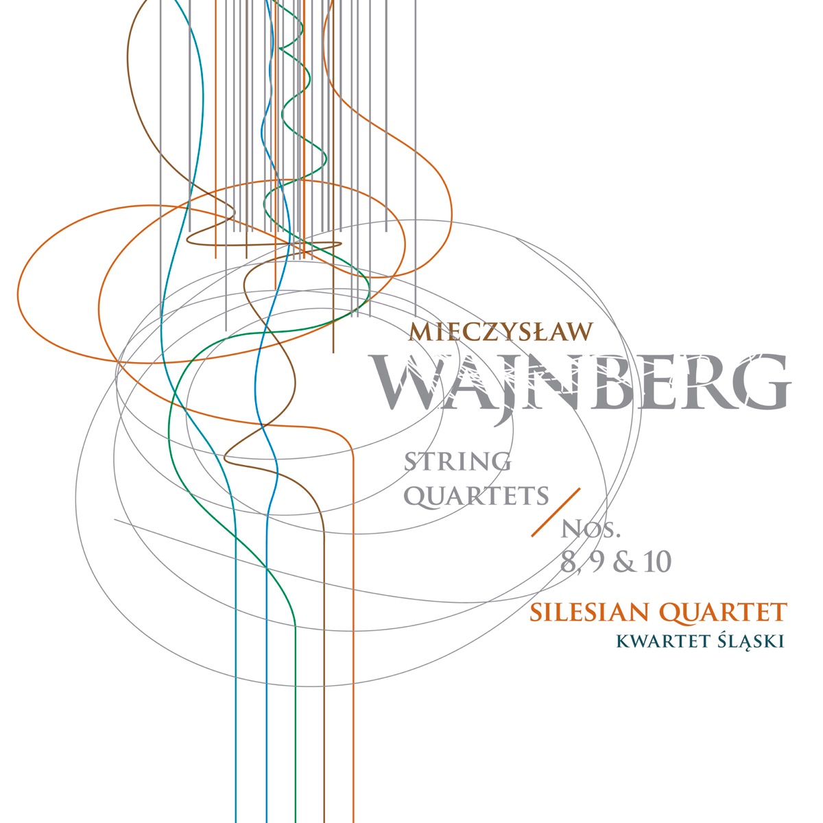 Weinberg: String Quartets Nos. 8-10 by Silesian String Quartet album cover