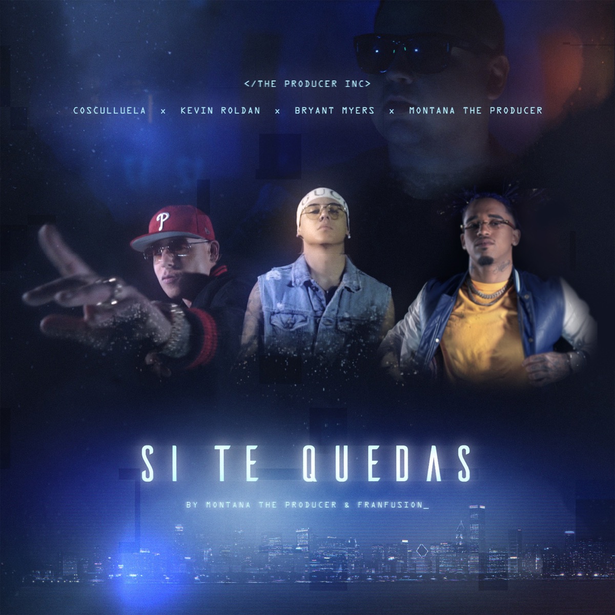Si Te Quedas (feat. Cosculluela) - Single by Montana “The Producer”, Bryant Myers & KEVIN ROLDAN album cover