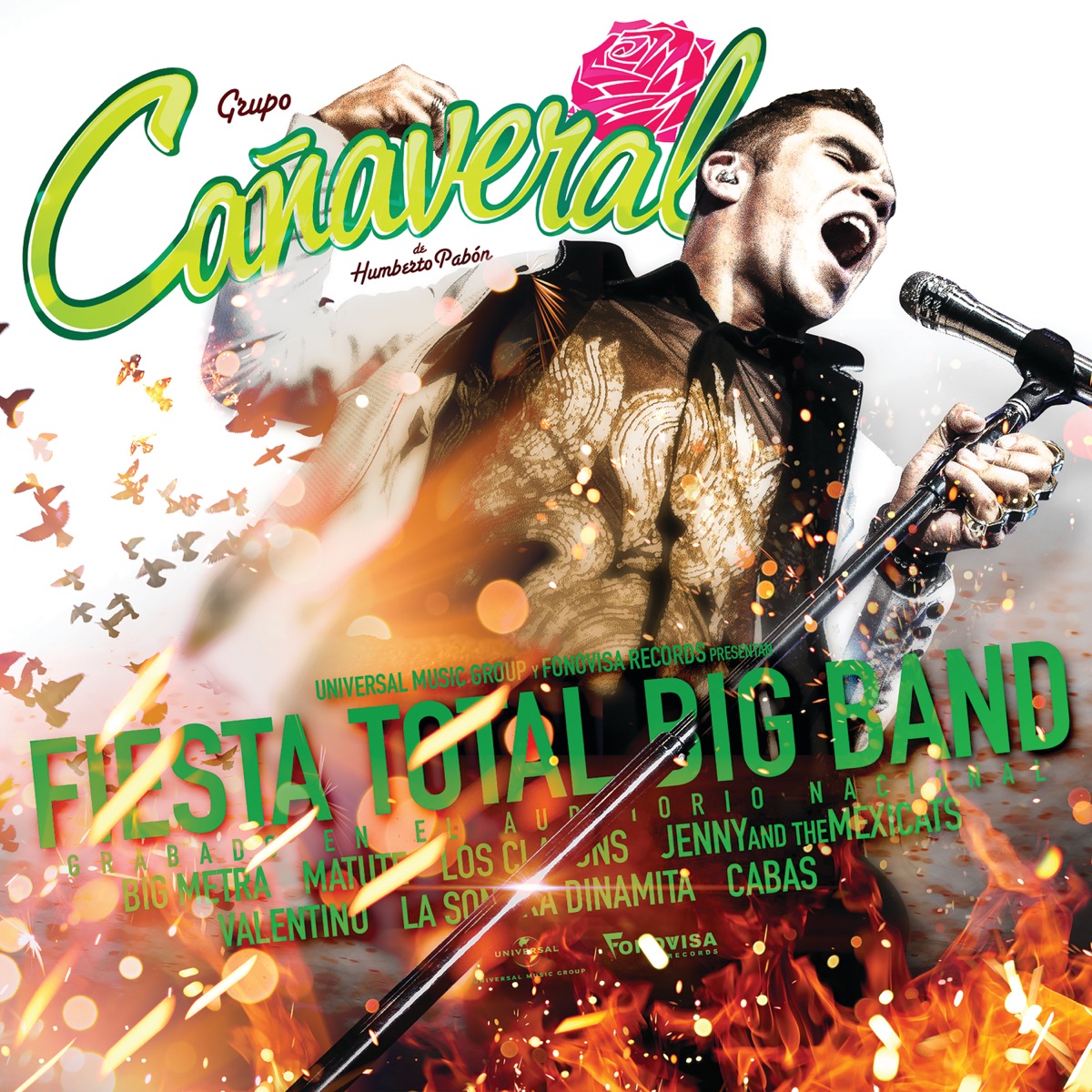 Fiesta Total Big Band (Desde El Auditorio Nacional) by Grupo Cañaveral de Humberto Pabón album cover