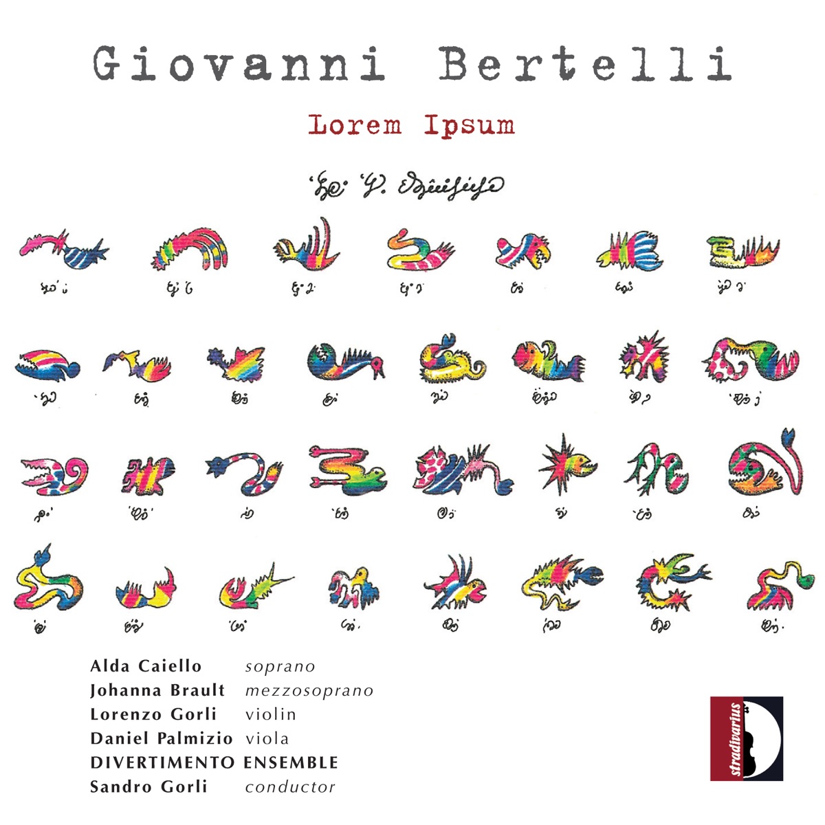 Giovanni Bertelli: Lorem Ipsum by Divertimento Ensemble & Sandro Gorli album cover