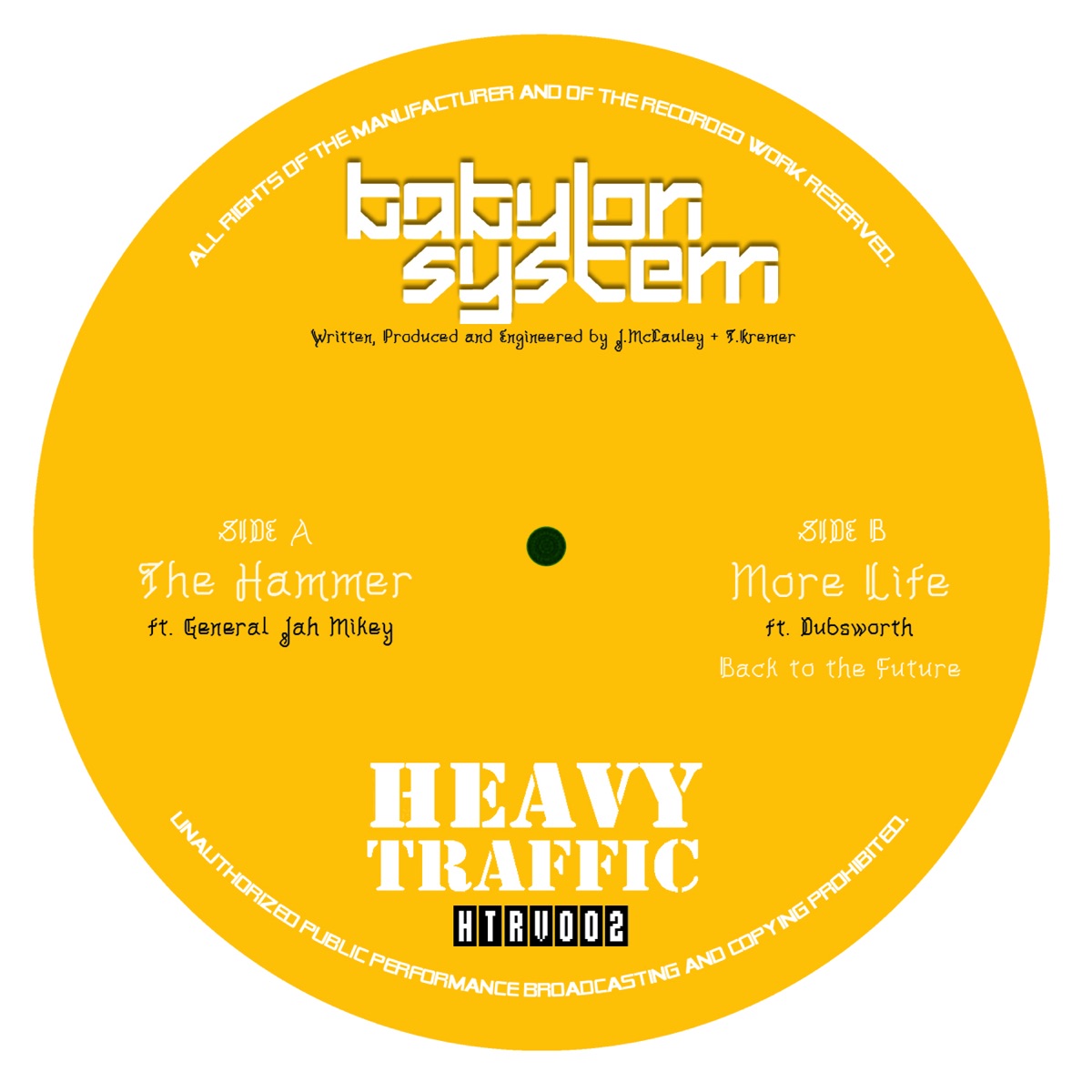 The Hammer - Single by Babylon System album cover