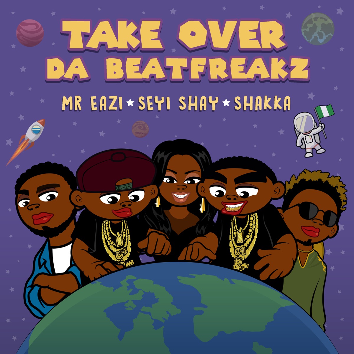 Take Over (feat. Mr Eazi, Seyi Shay & Shakka) - Single by Da Beatfreakz album cover
