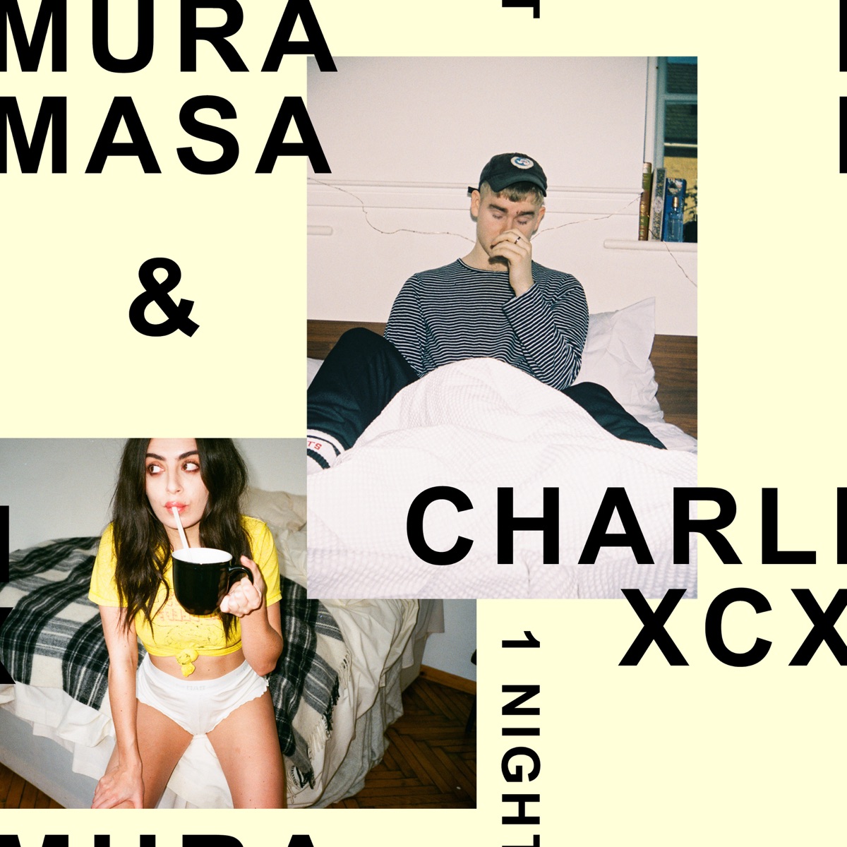 1 Night (feat. Charli XCX) - Single by Mura Masa album cover artwork