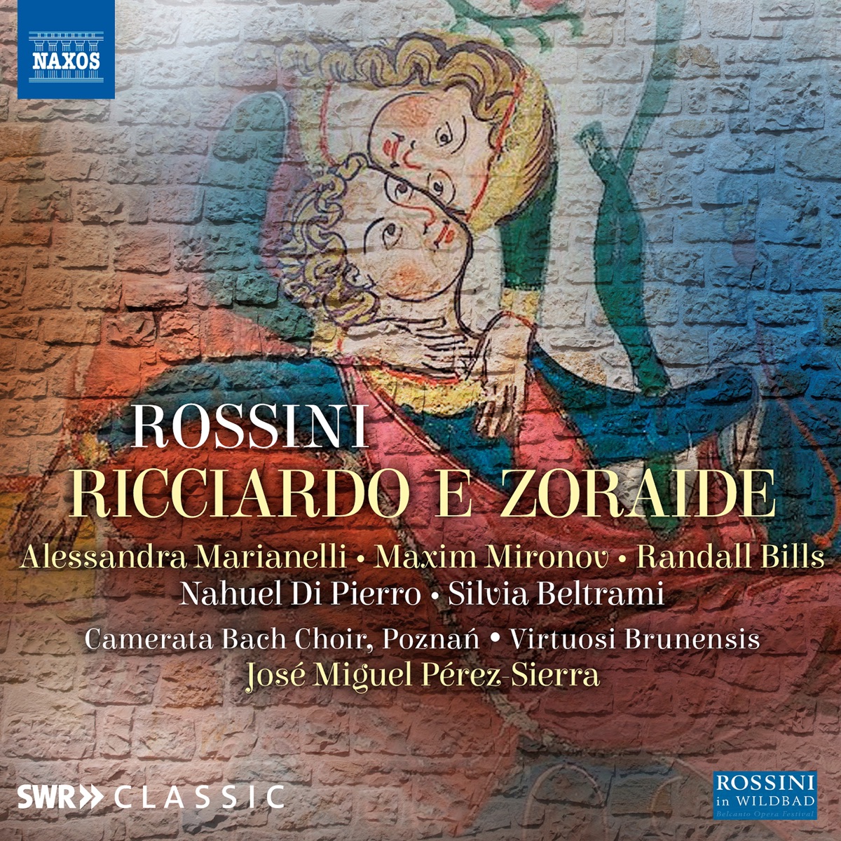 Rossini: Ricciardo e Zoraide by Alessandra Marianelli, José Miguel Pérez-Sierra, Virtuosi Brunensis, Maxim Mironov, Randall Bills, Nahuel di Pierro, Silvia Beltrami, Anna Brull, Artavazd Sargsyan, Bartosz Żołubak & Diana Mian album cover