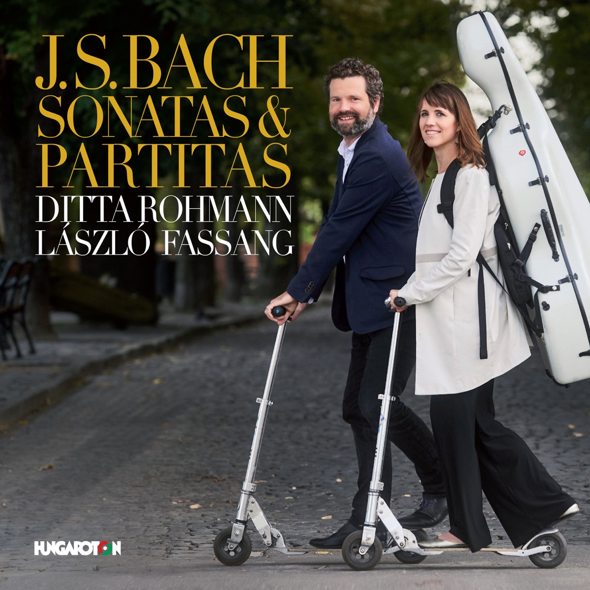 J. S. Bach: Sonatas and Partitas by Ditta Rohmann, László Fassang & Johann Sebastian Bach album cover