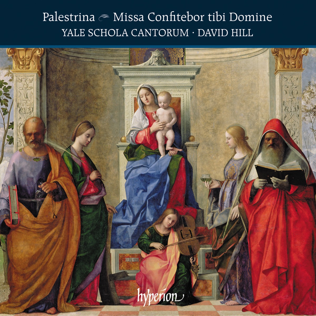 Palestrina: Missa Confitebor tibi Domine & Other Works by Yale Schola Cantorum, David Hill, Liuwe Tamminga & Bruce Dickey album cover