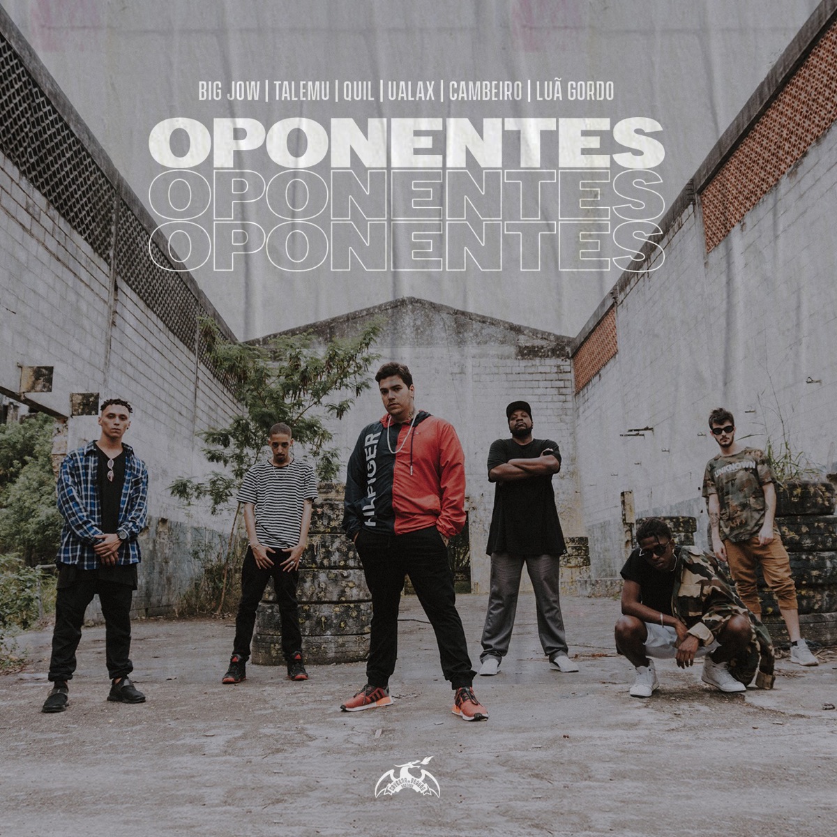 Oponentes (feat. Big Jow, Talemu, Quil, Ualax, Gabriel Cambeiro & Luã Gordo) - Single by Caverna do Dragão album cover