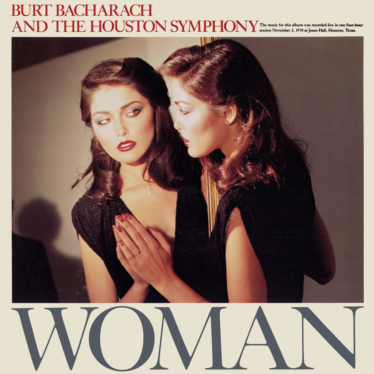 Woman by Burt Bacharach & The Houston Symphony album cover