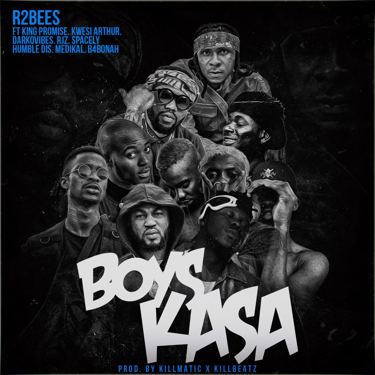 Boys Kasa (feat. King Promise, Kwesi Arthur, DarkoVibes, Rjz, Spacely, Humble Dis, Medikal & B4bonah) - Single by R2Bees album cover