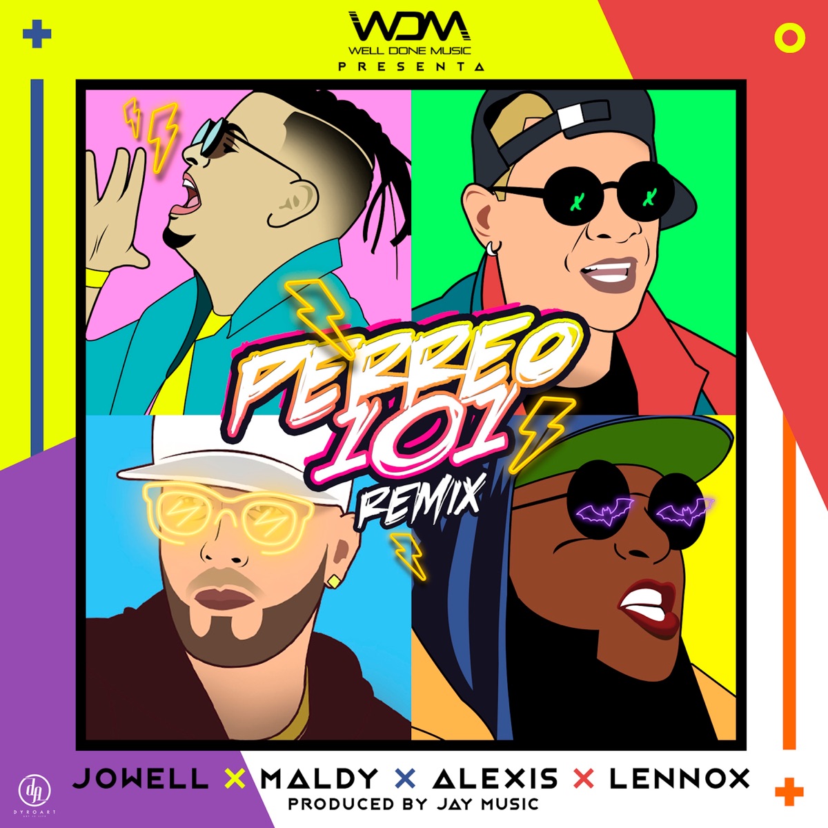 Perreo 101 (feat. Maldy, Lennox & Alexis) - Single by Jowell album cover