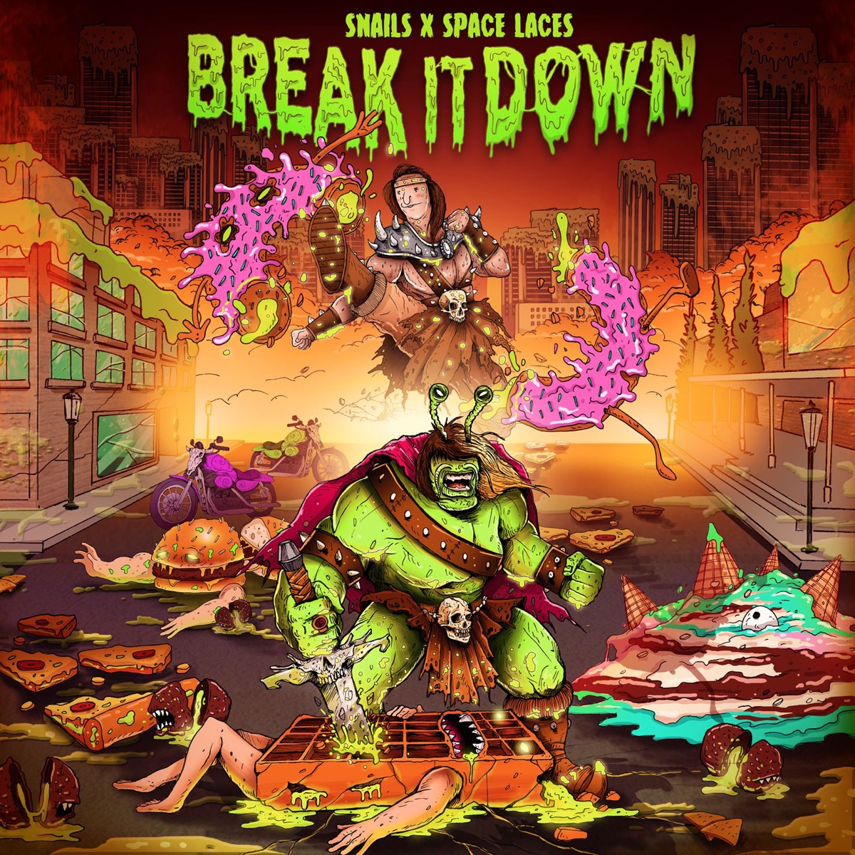 Break It Down (feat. Sam King) - Single by SNAILS & Space Laces album cover