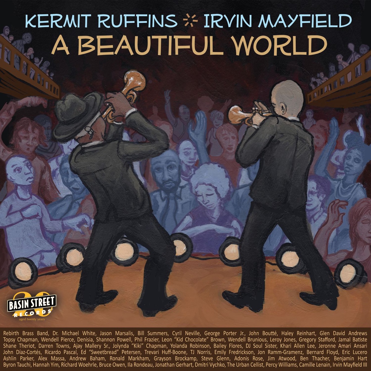 A Beautiful World by Kermit Ruffins & Irvin Mayfield album cover