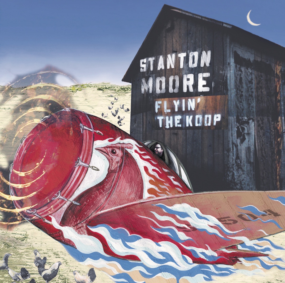 Flyin' the Koop by Stanton Moore album cover